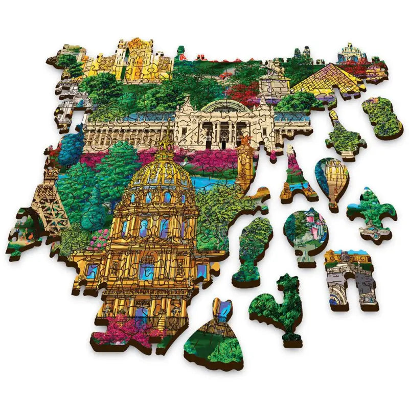 Puzzle 1000 pièces en bois: France
