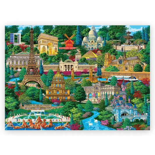 Puzzle 1000 pièces en bois: France