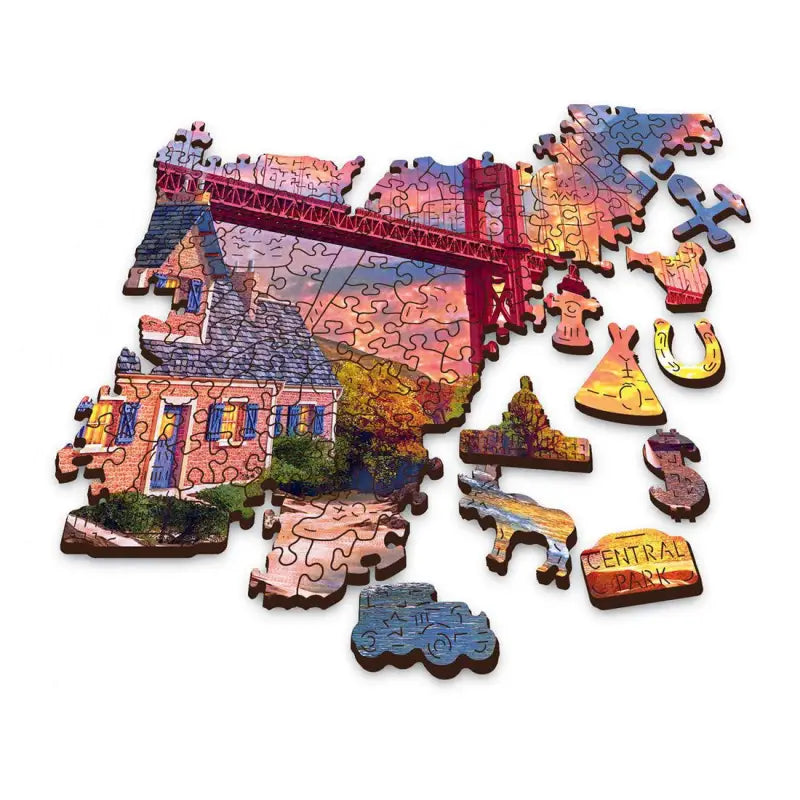 Puzzle 1000 pièces en bois: Golden Gate