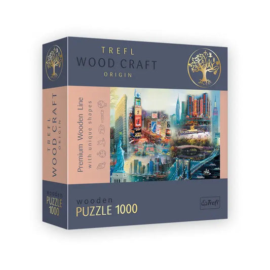 Puzzle 1000 pièces en bois: New York
