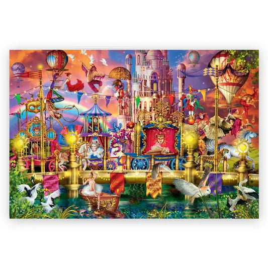 Puzzle 500 pièces en bois: Magic World