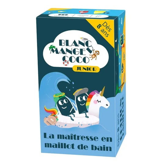 Blanc manger coco junior: la maitresse en maillot de bain