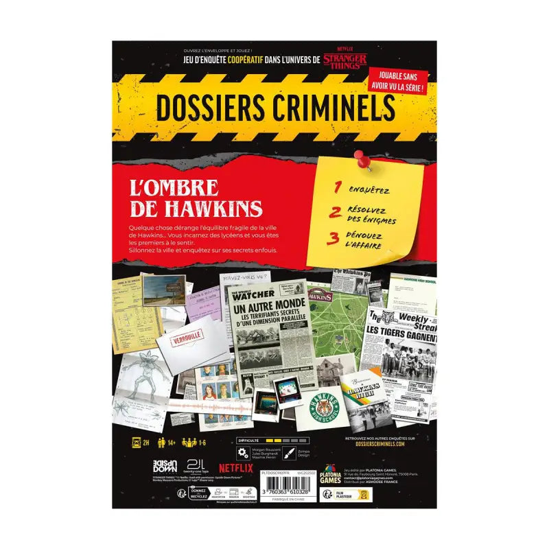 Dossiers Criminels - L’ombre de Hawkins - Stranger Things