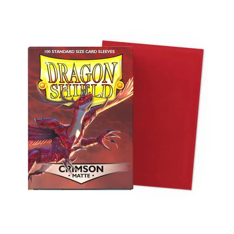 Dragon Shield - Matte Crimson format standard