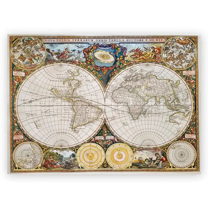 Puzzle 1000 pièces en bois: Ancient World Map