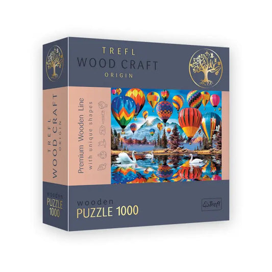 Puzzle 1000 pièces en bois: Colorful Balloons