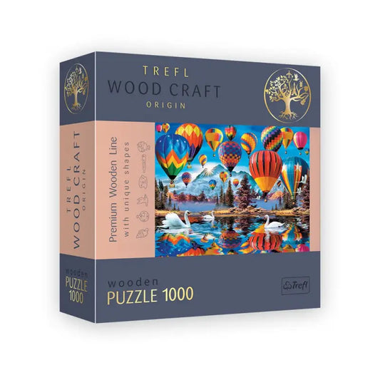 Puzzle 1000 pièces en bois: Colorful Balloons
