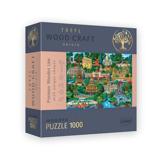 Puzzle 1000 pièces en bois: France