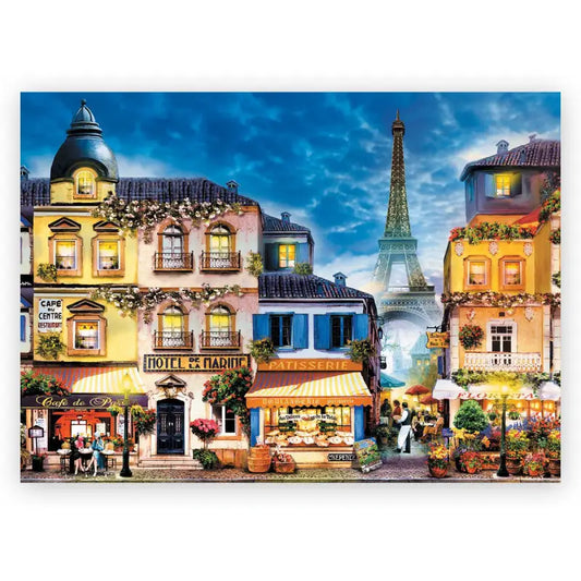 Puzzle 1000 pièces en bois: French Alley