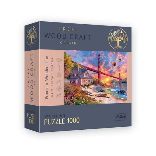 Puzzle 1000 pièces en bois: Golden Gate