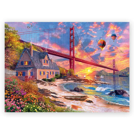 Puzzle 1000 pièces en bois: Golden Gate