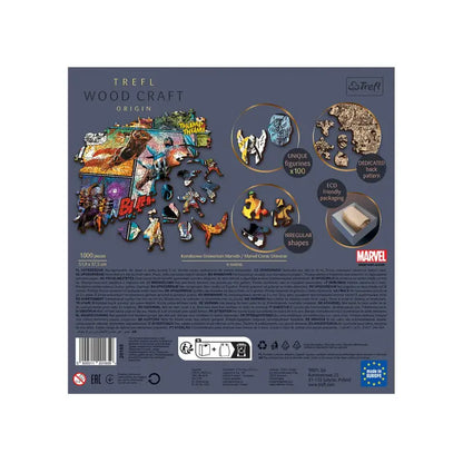 Puzzle 1000 pièces en bois: Marvel Comics