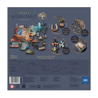 Puzzle 1000 pièces en bois: New York