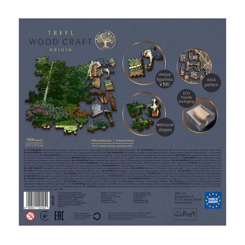 Puzzle 1000 pièces en bois: Victorian House