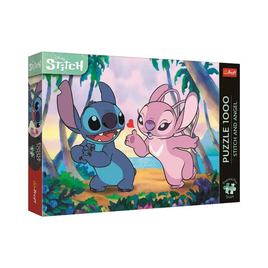 Puzzle 1000 pièces: Stitch et Angel