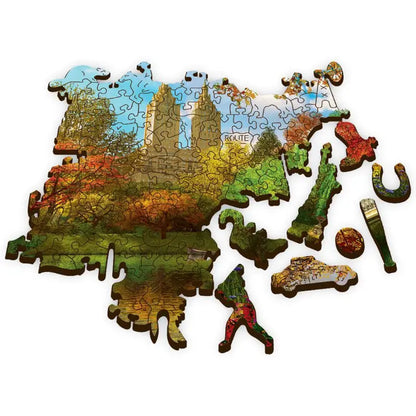 Puzzle 500 pièces en bois: Central Park