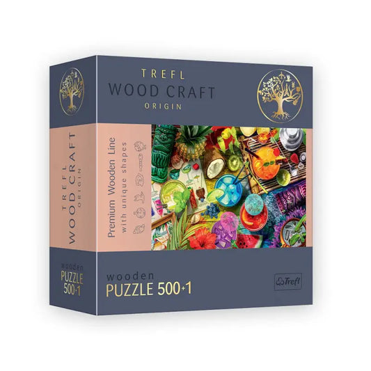 Puzzle 500 pièces en bois: Colorful Coktail