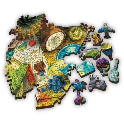 Puzzle 500 pièces en bois: Colorful Coktail