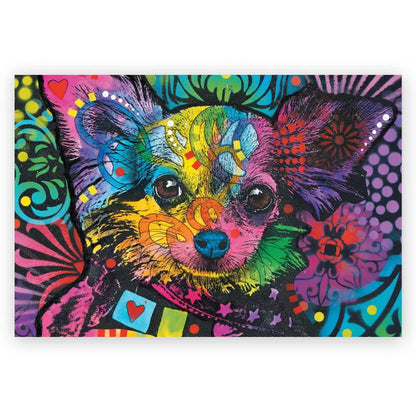 Puzzle 500 pièces en bois: Colorful Puppy