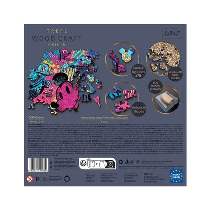 Puzzle 500 pièces en bois: Mickey Mouse