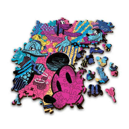 Puzzle 500 pièces en bois: Mickey Mouse