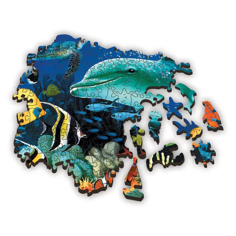 Puzzle 500 pièces en bois: Sea Life