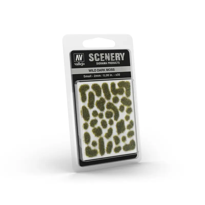 SC402 – Mousse Foncé Sauvage 2mm - Végétations