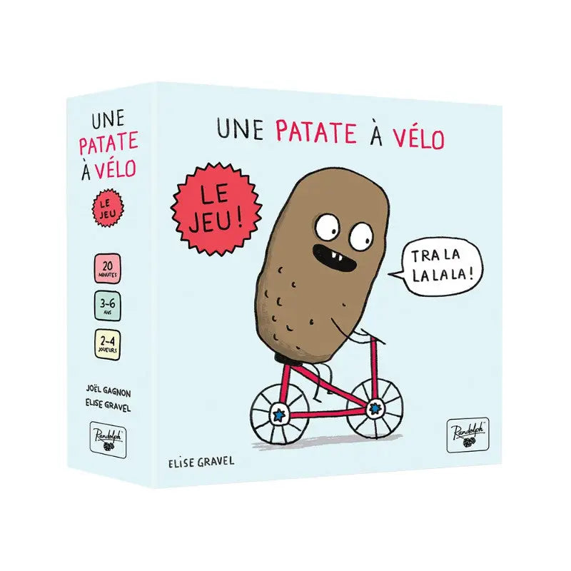 Une patate à vélo